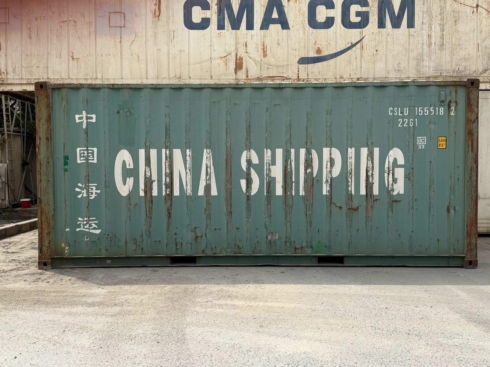 20ft shipping container in stock at our UAE yard, ready for delivery